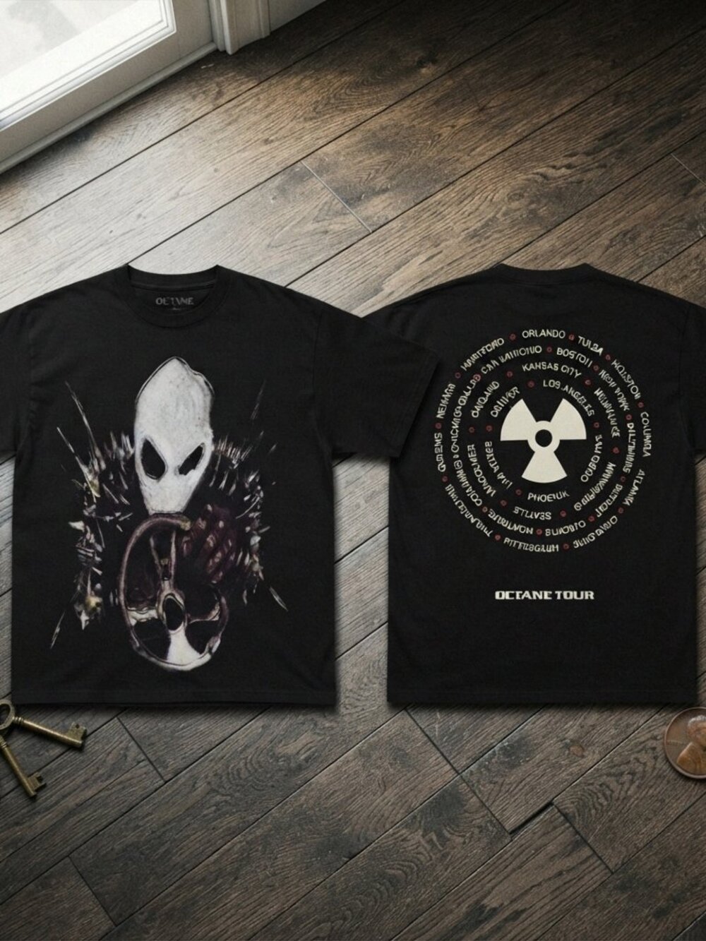 Don Toliver Octane Tour Circular Dates Graphic Black T-Shirt